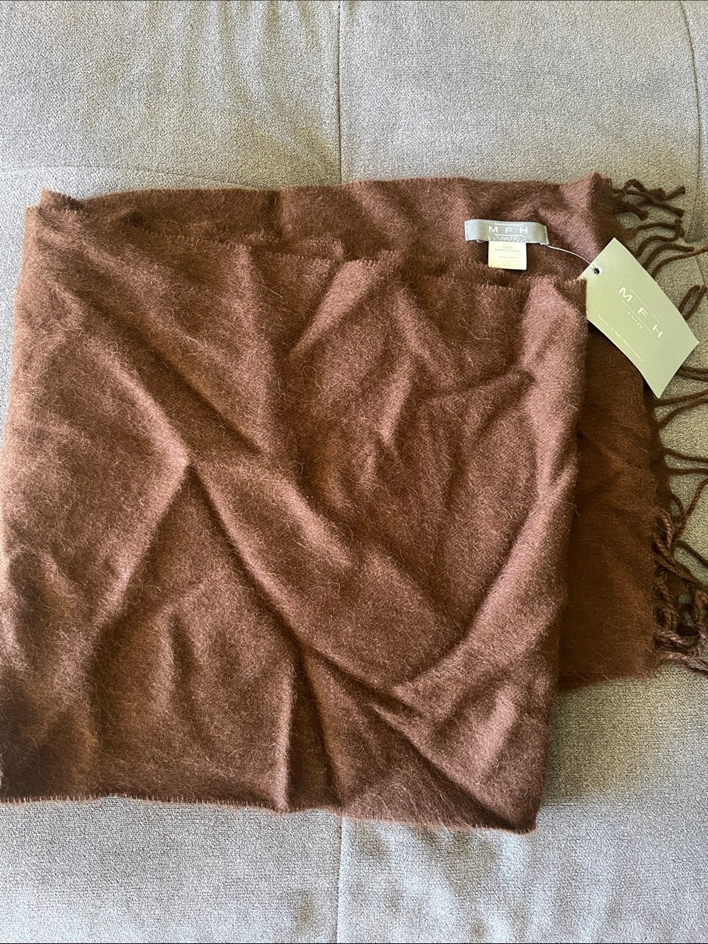 MFH knits Baby Alpaca Scarf NWT